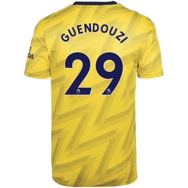 Camiseta Arsenal NO.29 Guendouzi 2ª Kit 2019 2020 Amarillo